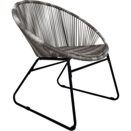 Charles Bentley 2 Seater Zanzibar Tea Bistro Set Grey - thumbnail 3