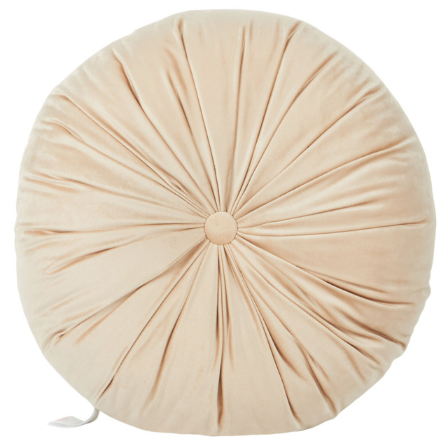 Divante Mink Round Velvet Cushion 43cm - image 1