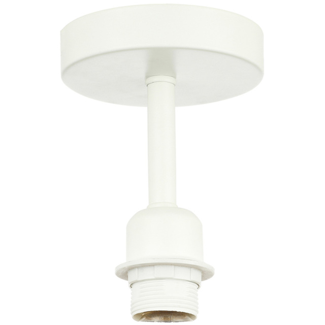 Happy Homewares Matt White Ceiling Light Fitting - image 1