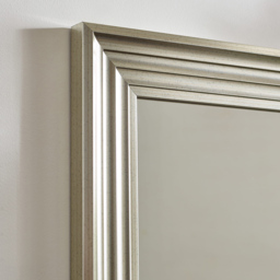 Julian Bowen Tokyo Pewter Tall Rectangular Dressing Mirror 115 x 45cm - thumbnail 4