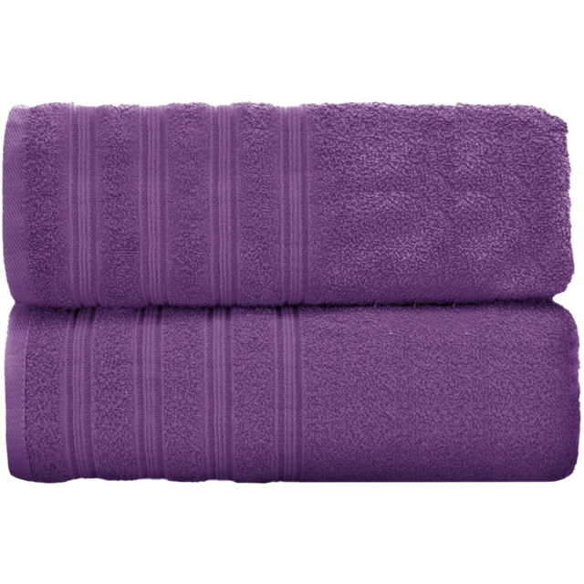 Velosso Hampi Cotton Purple Bath Sheet Set of 2 - image 1