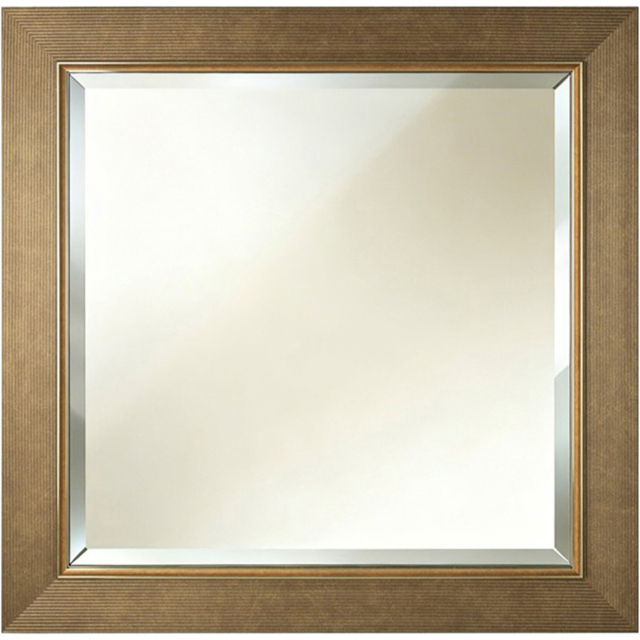 Bronze Bevelled Square Mirror - image 1