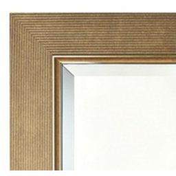 Bronze Bevelled Square Mirror - thumbnail 3