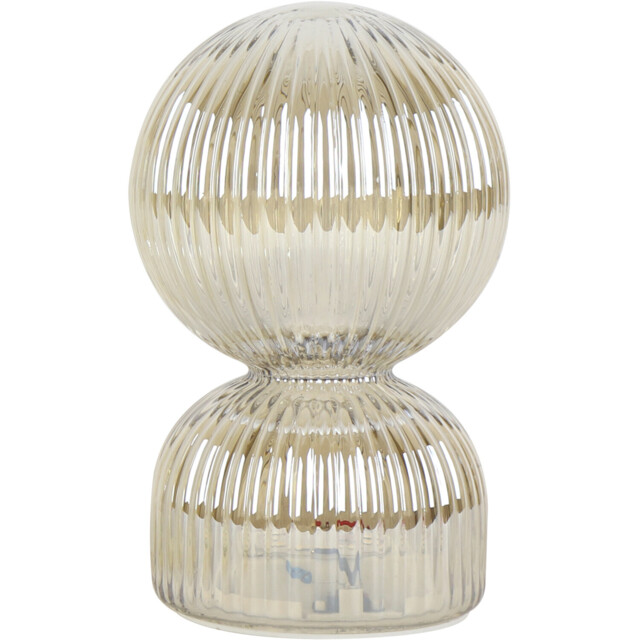 Ayda Cream Glass Table Lamp