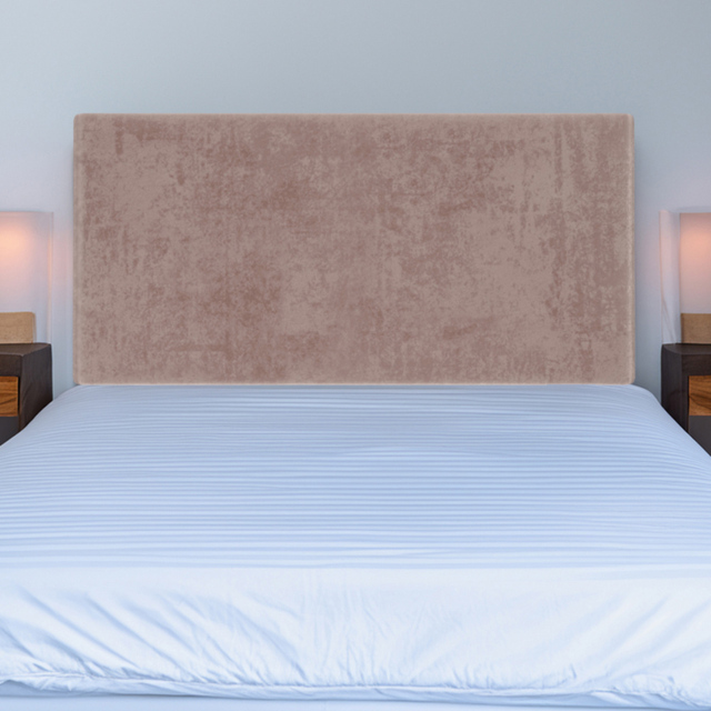 Bedmaster Valencia Single Mink Naples Velvet Plain Headboard - image 1