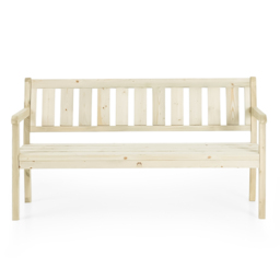 AMATA Ungurs 3 Seater Green Straight Bench - thumbnail 2