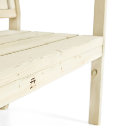 AMATA Ungurs 3 Seater Green Straight Bench - thumbnail 4