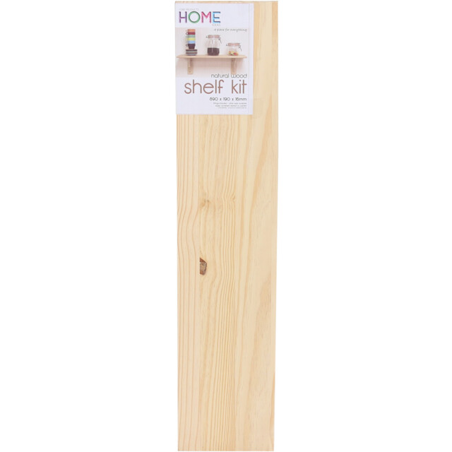 Sanded Pine Shelf Kit