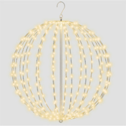 Xmas Haus 350 LED Warm White Metal Hanging Ball 50cm - thumbnail 2
