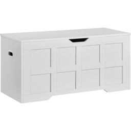Vida Designs White Ottoman Storage Box Large - thumbnail 2