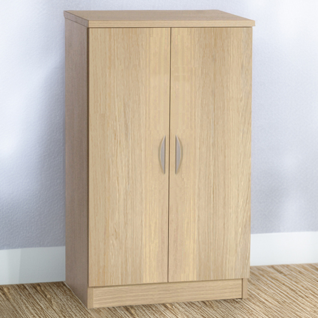 R White Cabinets 2 Door Mid Height Sandstone Cupboard - image 1