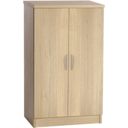 R White Cabinets 2 Door Mid Height Sandstone Cupboard - thumbnail 2