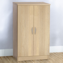R White Cabinets 2 Door Mid Height Sandstone Cupboard