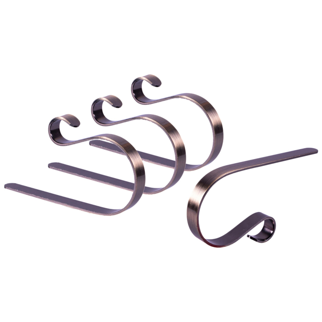 St Helens Silver Christmas Stocking Holder 4 Pack - image 1