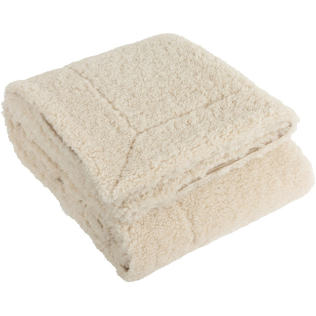 Yard Olann Natural Shearling Fleece Throw - image 1