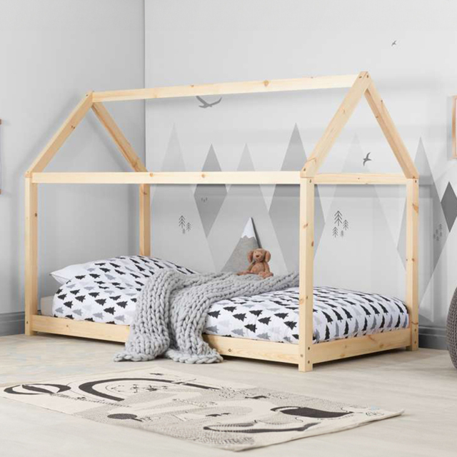 House Single Pine Bed Frame - image 1