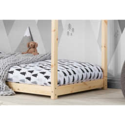 House Single Pine Bed Frame - thumbnail 3