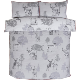 Rapport Home Sherwood Single Grey Duvet Set - thumbnail 2