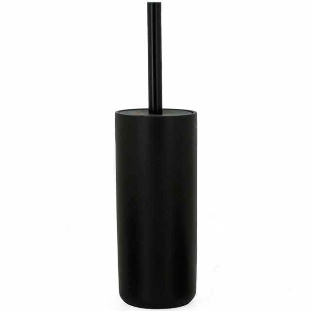 Bathstore Matte Black Industrial Toilet Brush Holder - image 1