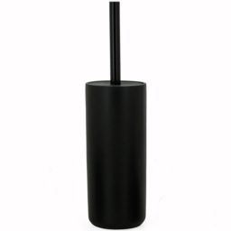 Bathstore Matte Black Industrial Toilet Brush Holder