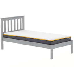 Denver Single Grey Wooden Bed - thumbnail 3
