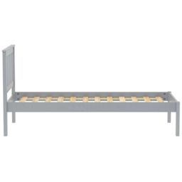 Denver Single Grey Wooden Bed - thumbnail 4