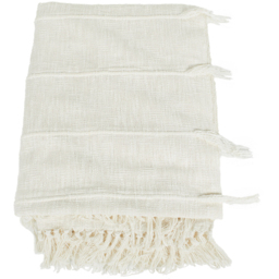 Eboni Natural Tassel Throw 150 x 200cm