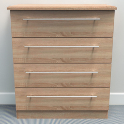 Crowndale Sherwood Bardolino Oak 4 Drawer Chest of Drawers - thumbnail 1