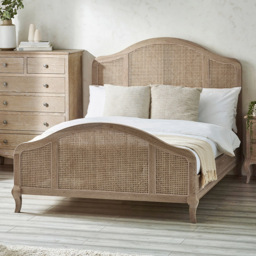 Julian Bowen Fleur King Size Rattan Light Oak Bed