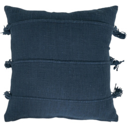 Eboni Tassel Cushion Navy