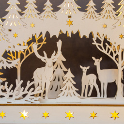 The Christmas Workshop Warm White LED Arch Winter Forest Bridge - thumbnail 4