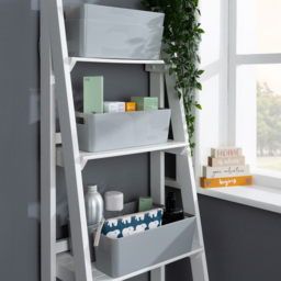 Wham Grey Rectangular Studio Basket 7.01 5 Pack - thumbnail 2