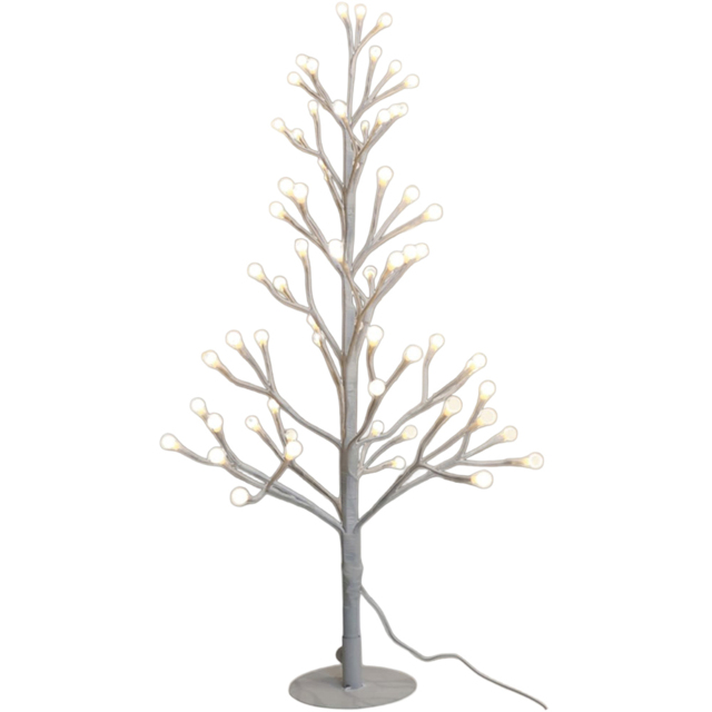 Xmas Haus Pre-Lit 180 Warm White and White Micro LED Artificial Christmas Tree 5ft - image 1