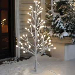 Xmas Haus Pre-Lit 180 Warm White and White Micro LED Artificial Christmas Tree 5ft - thumbnail 2