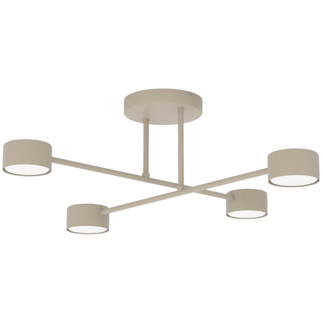 Emibig Halo Beige 4 Light GX53 LED Ceiling Lamp