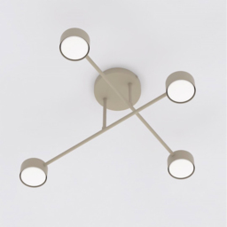 Emibig Halo Beige 4 Light GX53 LED Ceiling Lamp - thumbnail 3