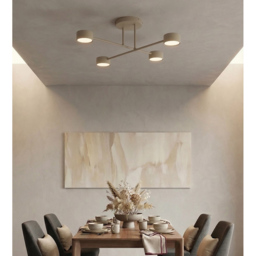 Emibig Halo Beige 4 Light GX53 LED Ceiling Lamp - thumbnail 4
