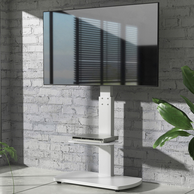 TTAP Single Shelf White Freestanding TV Unit - image 1