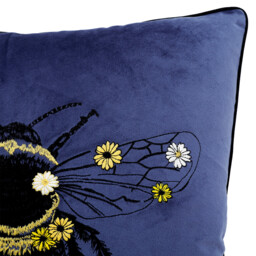 Divante Navy Bumblebee Cushion 45 x 45cm - thumbnail 2