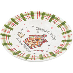 Stone White Christmas Gingerbread Bowl 29.5cm