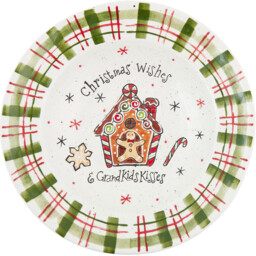 Stone White Christmas Gingerbread Bowl 29.5cm - thumbnail 2