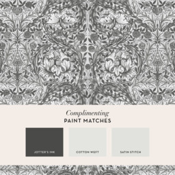 William Morris African Marigold Grey Mural - thumbnail 4