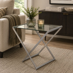 Premier Housewares Roma Round Modern Side Table - thumbnail 4