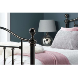 Victoria Black Double Bed Frame - thumbnail 4