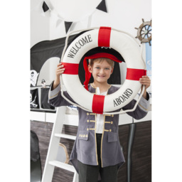 Noa and Nani Tuva White Pirate Cabin Bed with Bunk Underbed Slide - thumbnail 4
