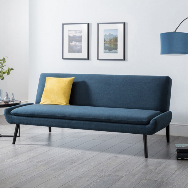 Julian Bowen 3 Seater Blue Gaudi Sofa Bed - image 1