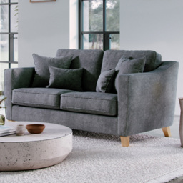Marlon City Steel 2 Seater Small Sofa