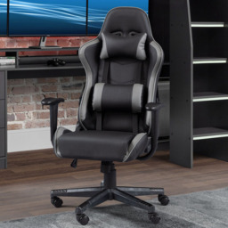 Julian Bowen Comet Black and Grey Gaming Chair