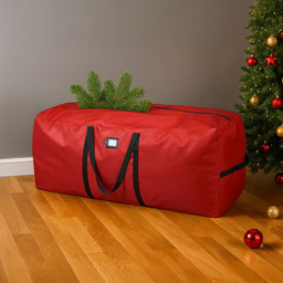 Neo 7.5ft Red Heavy Duty Artificial Christmas Tree Storage Bag - thumbnail 2