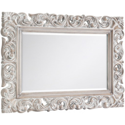 Julian Bowen Baroque Distressed Wall Mirror
